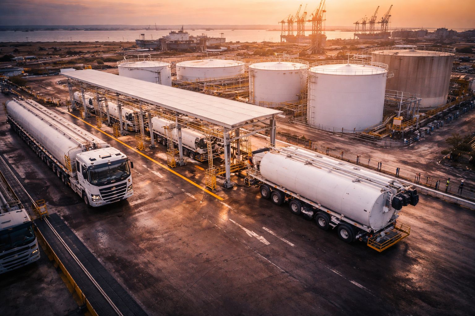 Global logistics illustration